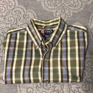 Men’s Chaps Shirt Long Sleeve Size L Pre-owned